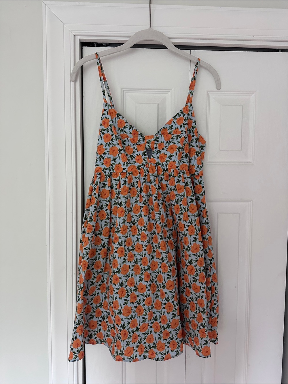 Floral Dress - Orange Bloom